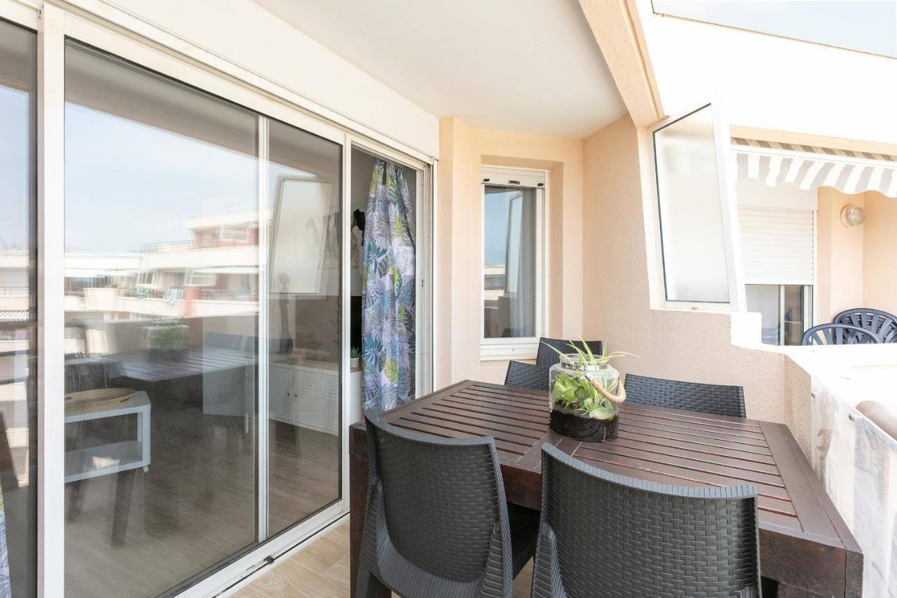 Appartement T3 Terrasse Vue Sur Mer, Piscine, Parking, Wifi Et Clim Sète Eksteriør billede