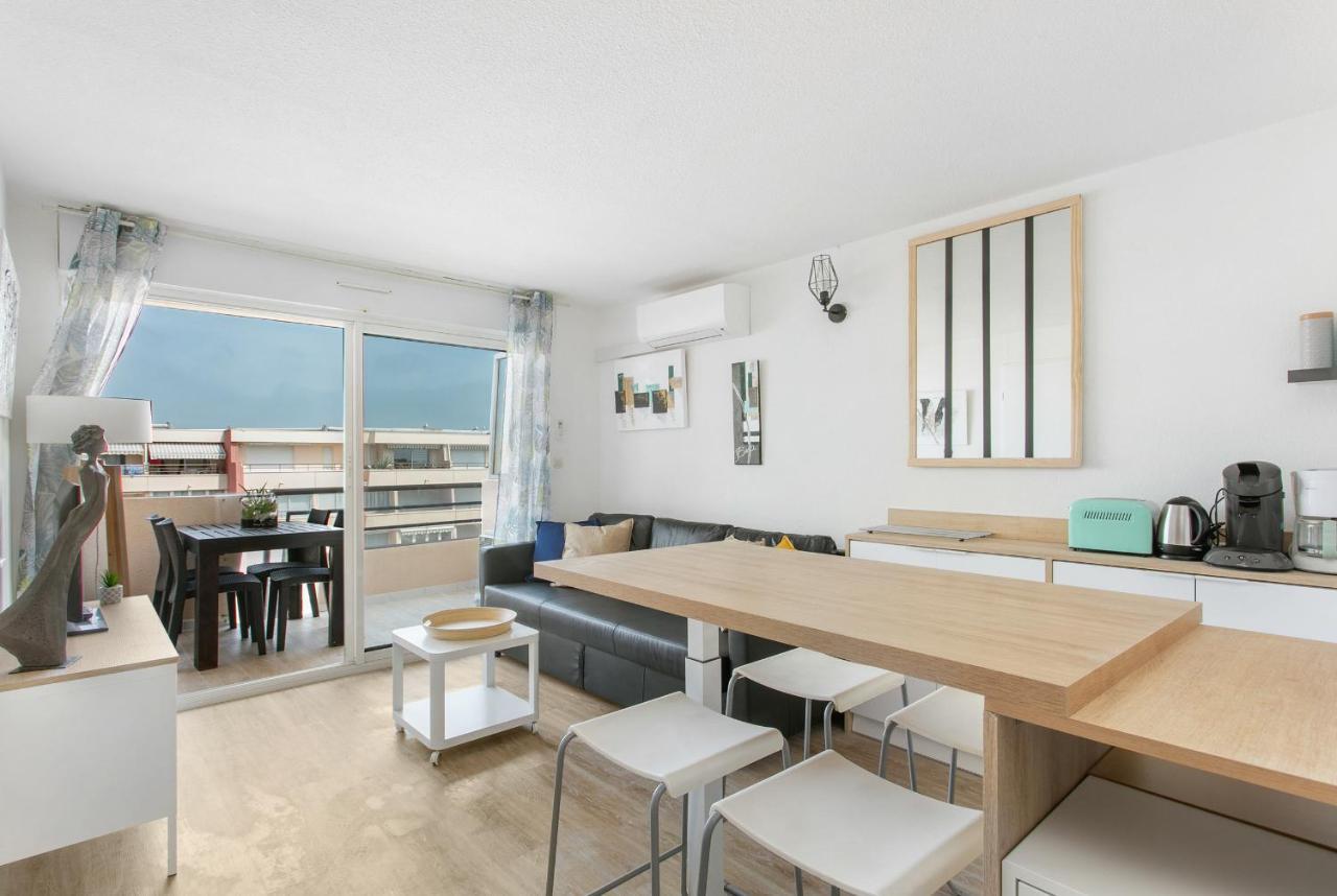 Appartement T3 Terrasse Vue Sur Mer, Piscine, Parking, Wifi Et Clim Sète Eksteriør billede
